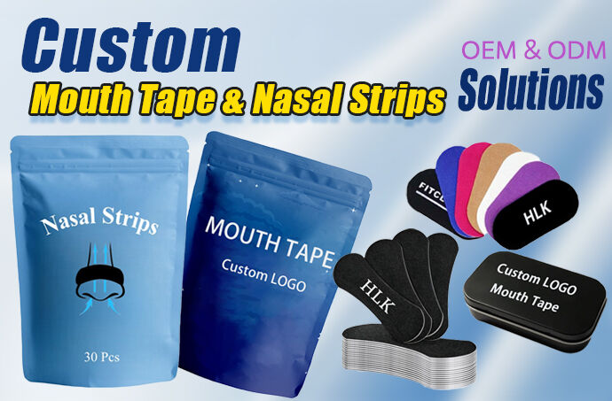 Custom Mouth Tape & Nasal Strips Solutions